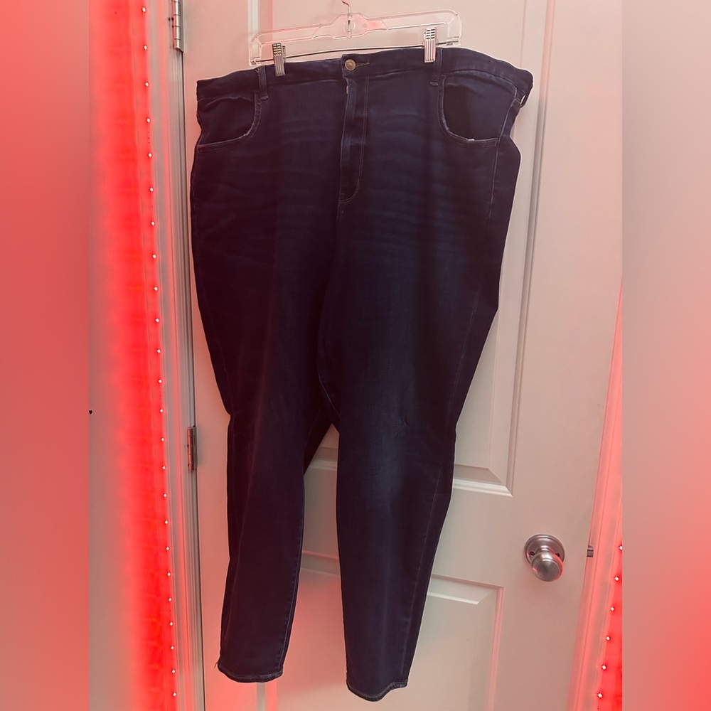 Dark blue washed jeans ( plus size)